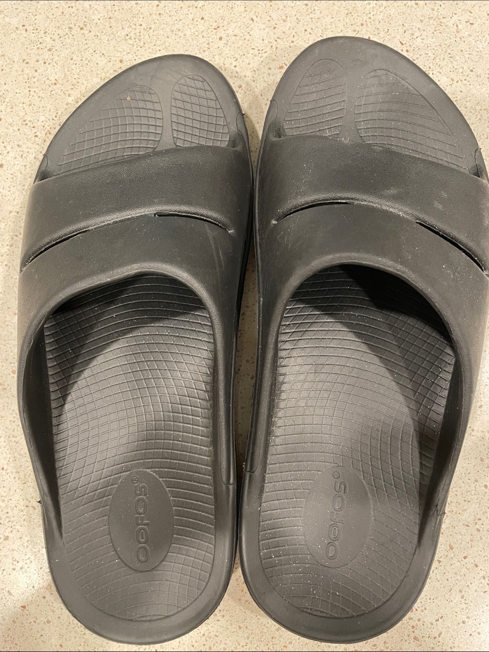 OOFOS OOriginal Menβs Recovery Slides - Black